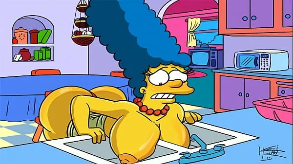 Το καλύτερο The Simpsons Hentai - Marge Sexy (GIF fine Tube
