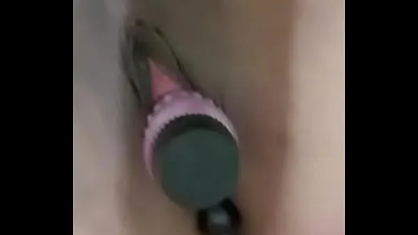 Najboljši Double penetration with a vibrating dildo and Chinese anal beads to enjoy deliciously while I record her and listen to her moan fini kanal