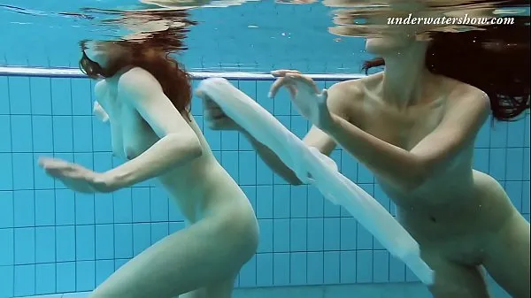 最好的Lera and Sima Lastova sexy underwater girl细管
