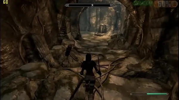 Skyrim Female Warrior in the Dungeon Ống tốt nhất