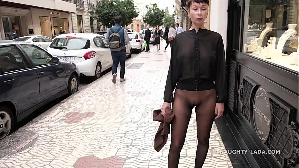 بہترین No skirt seamless pantyhose in public فائن ٹیوب