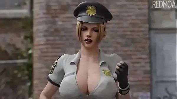 Bedste female cop want my cock 3d animation fine rør