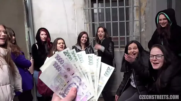 最好的CzechStreets - Teen Girls Love Sex And Money细管