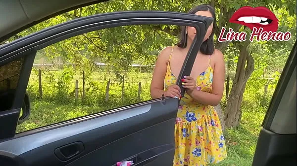 أفضل I say that I don't have money to pay the driver with a blowjob and to be able to fuck him on the road - I love that they see my ass and tits on the street أنبوب جيد