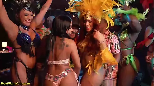 En iyi extreme brazilian DP fuck party orgy İnce Tüp