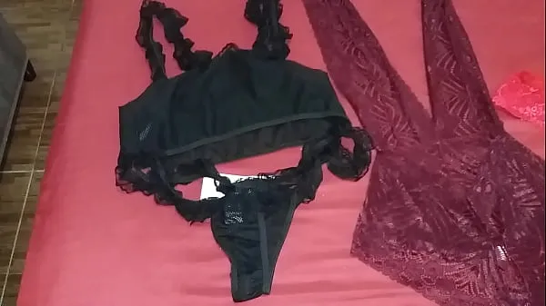 my wife's slutty panties p3 (I'm going to wear them all hidden, of course) and who knows, maybe she'll use the toy on me Tube terbaik terbaik