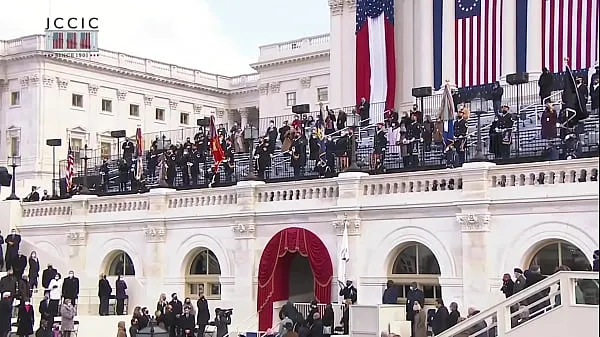 최고의 Lady Gaga Sings The National Anthem At Joe Biden's Inauguration 2021 고급 튜브