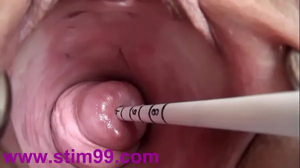 En iyi Extreme Real Cervix Fucking Insertion Japanese Sounds and Objects in Uterus İnce Tüp